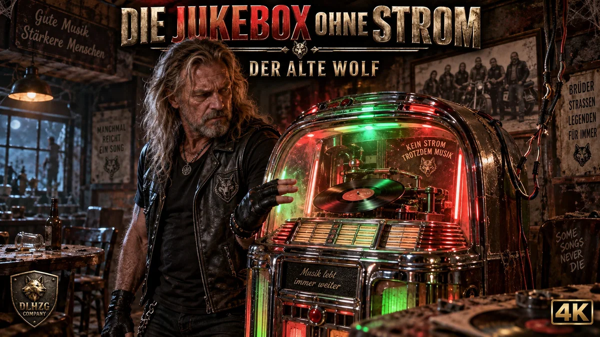 Der alte Wolf an der Jukebox – Motiv aus Die Jukebox ohne Strom